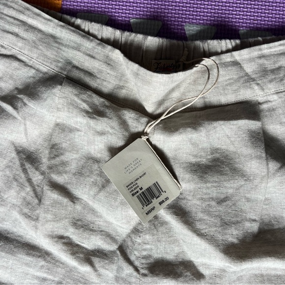 Faherty • sands linen shorts size M - Picture 4 of 5